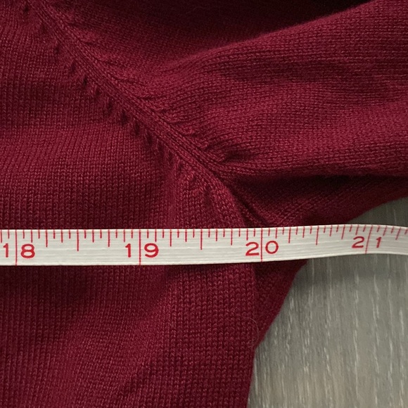 Whisper Knit by Louis Dell’Olio Knit Sweater with Embroidered Sleeves - Picture 4 of 5